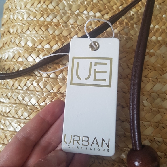 Urban Expression straw bag, brand new with tag on, vegan - Picture 2 of 8
